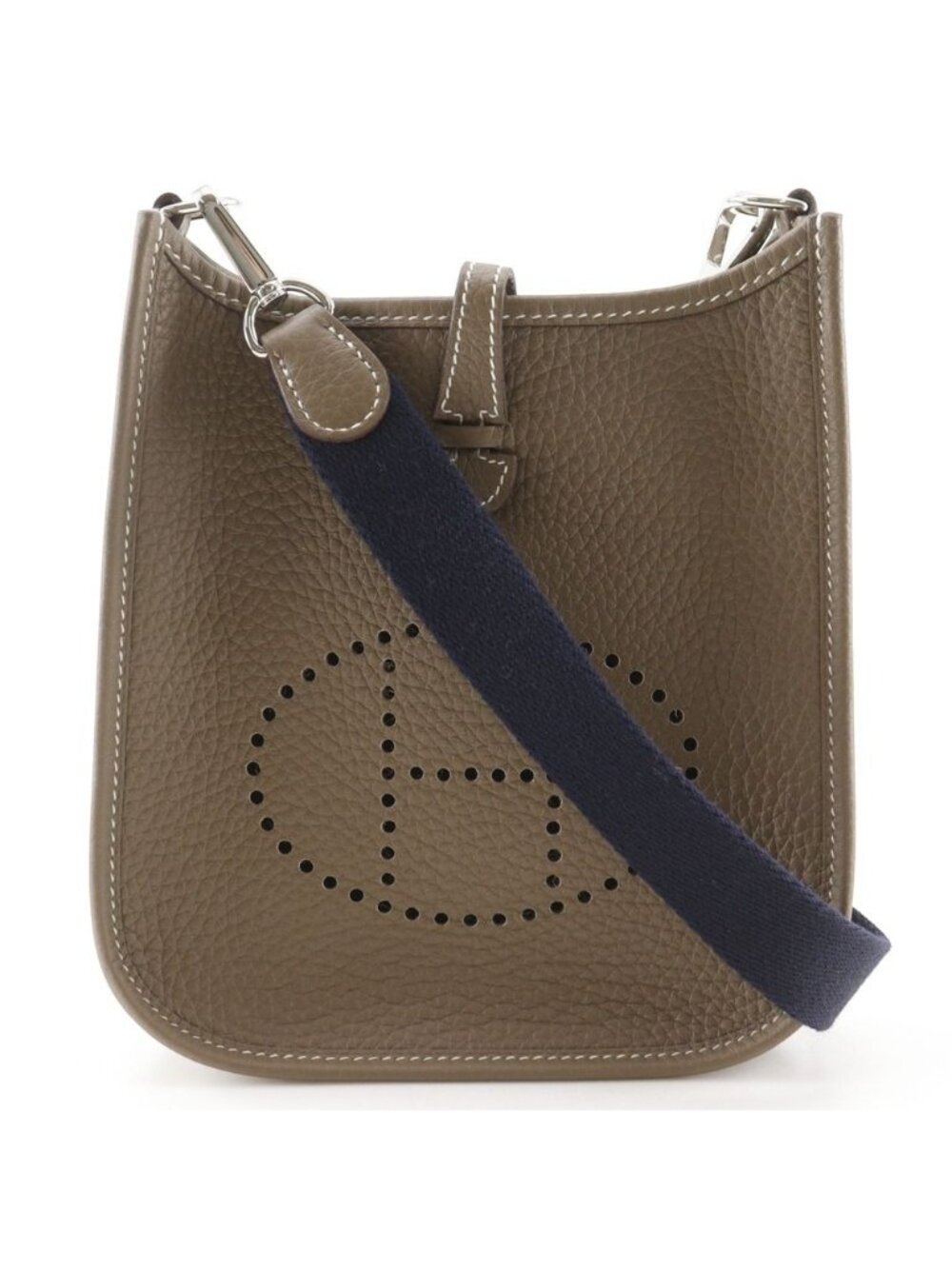 Hermes Evelyne TPM Taurillon Clemence Brown Shoulder Bag